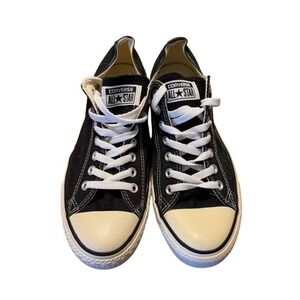 Converse Chuck Taylor All Star Low Top Black White Mens 9 Womens 11
